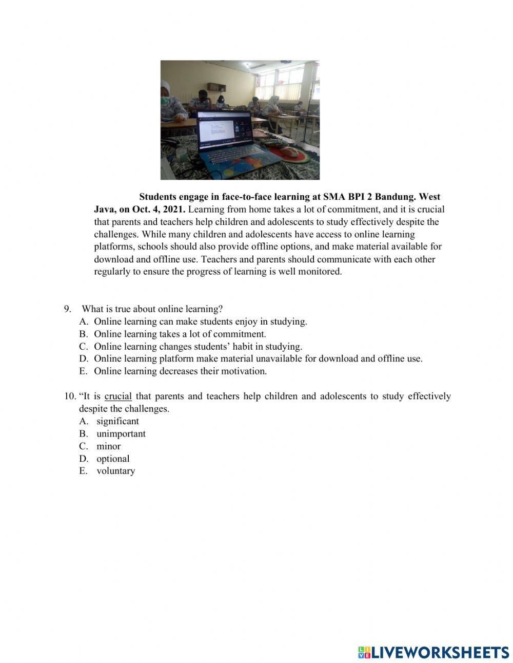 Daily Exam 2 CAPTION