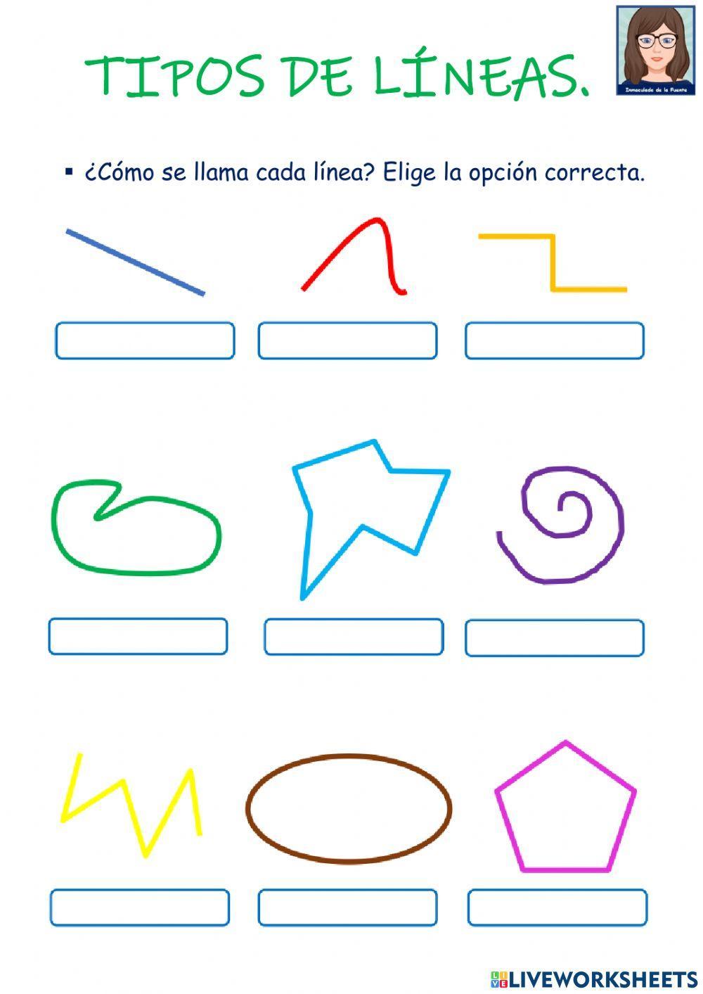 MATE 2º Tipos de líneas.