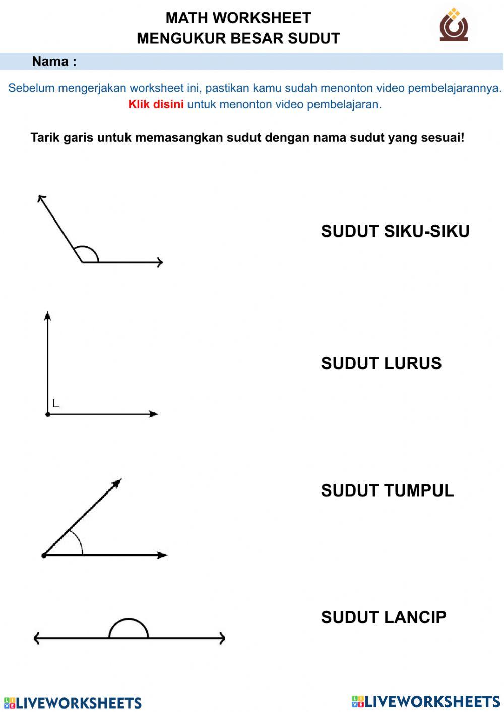 Mengukur besaran sudut