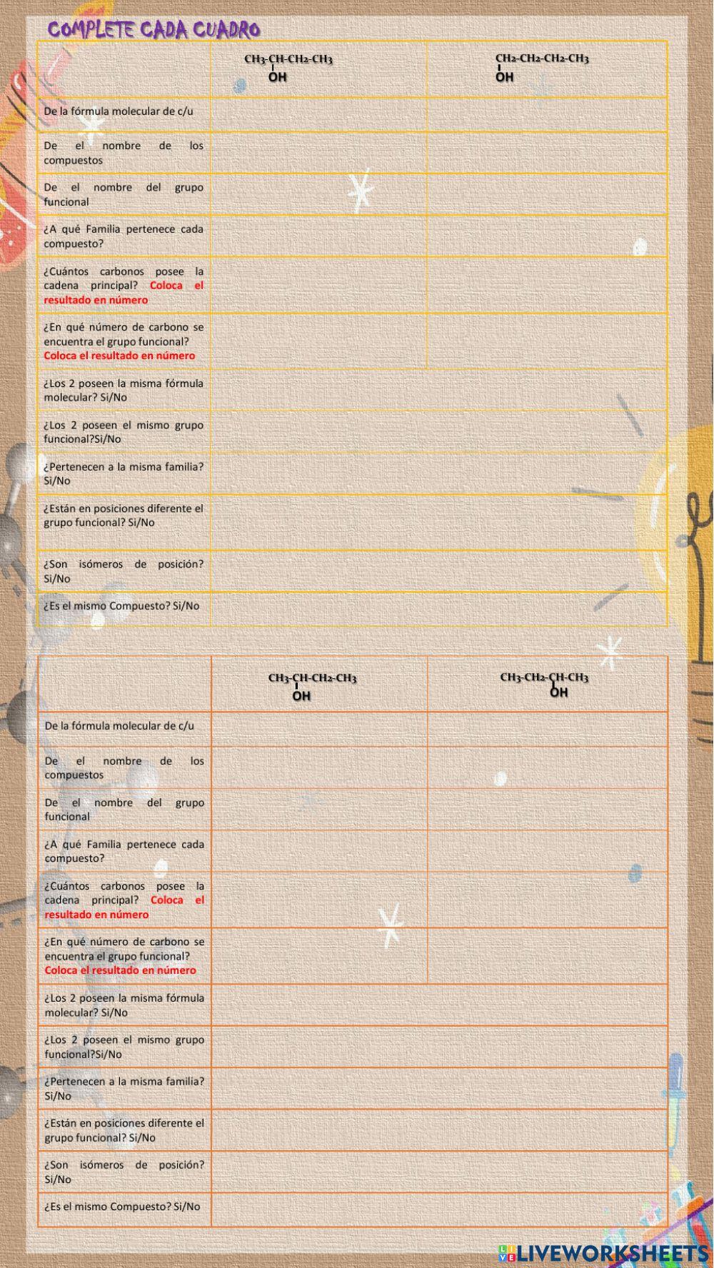 Isomería de Posición