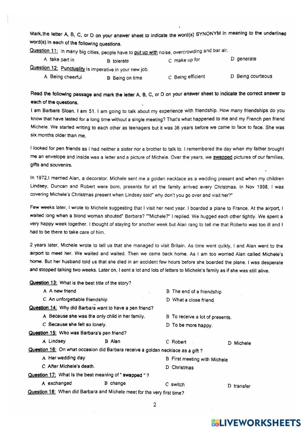 Midterm test grade 11 (20-21)