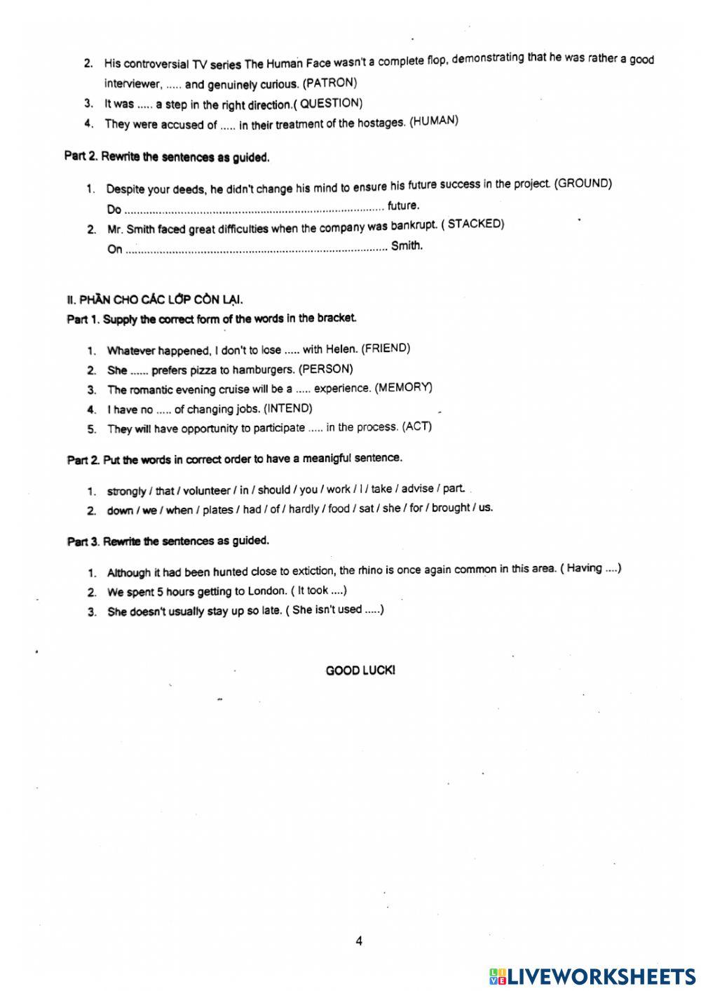 Midterm test grade 11 (20-21)