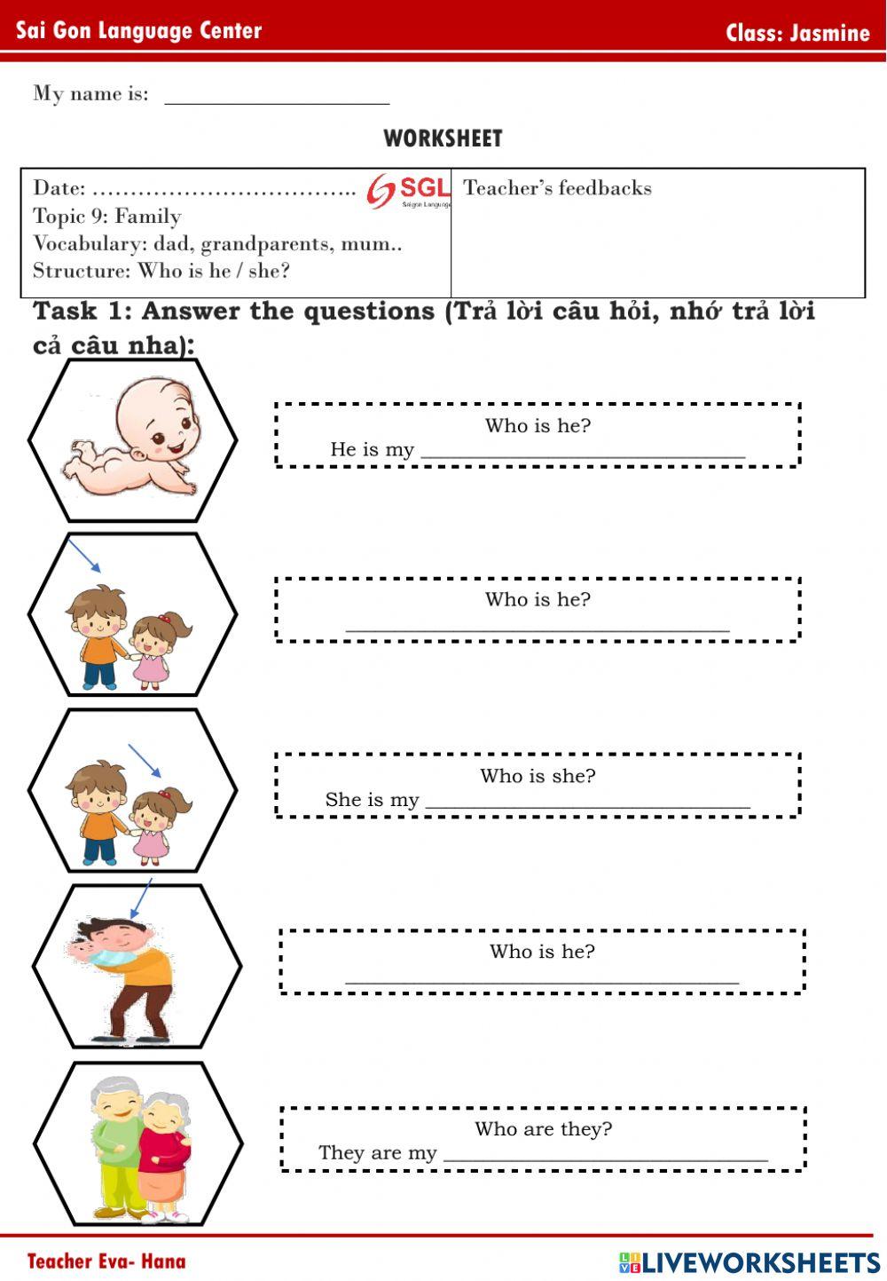 First frienf Topic 9 Jasmine