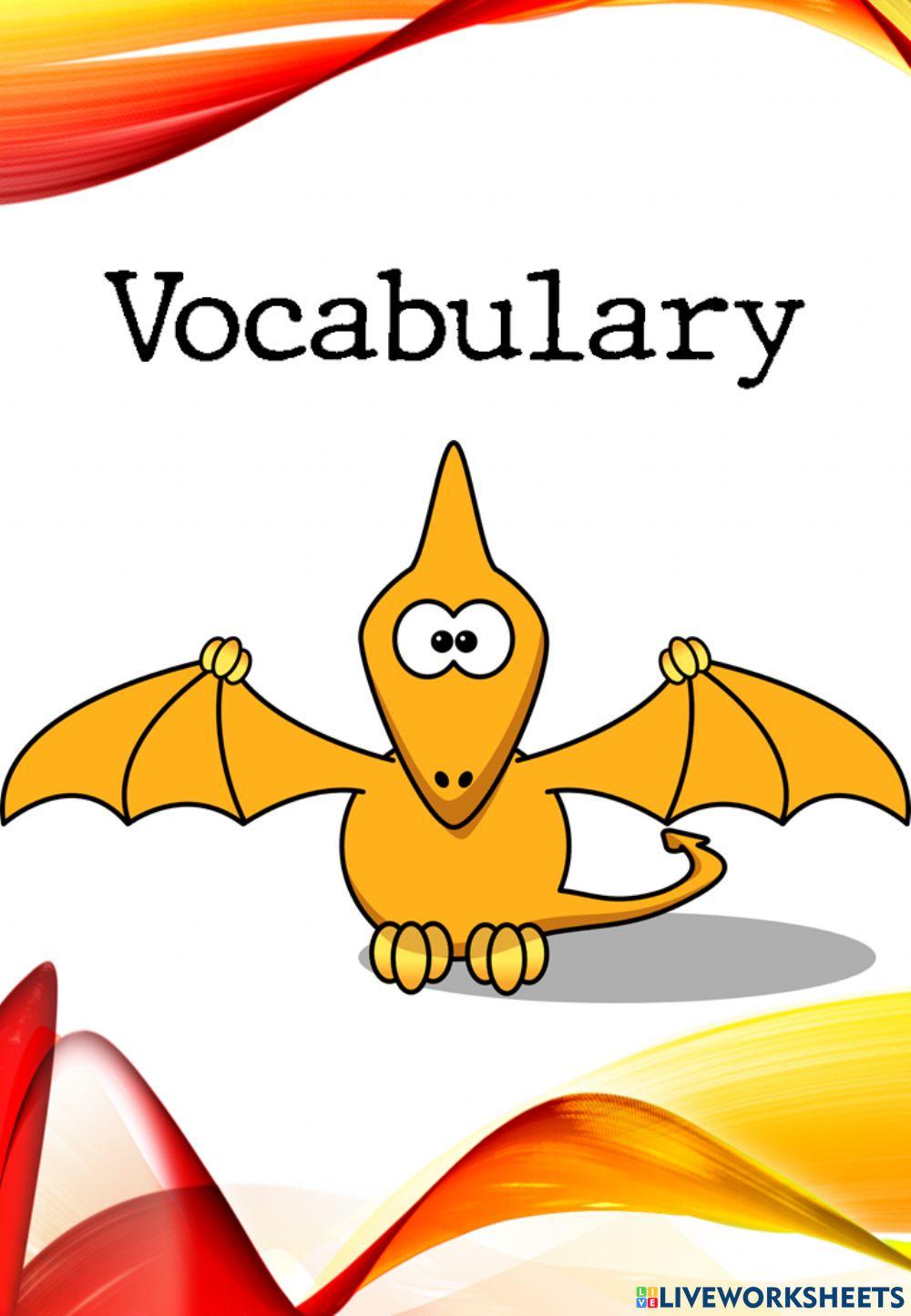 Vocabulary
