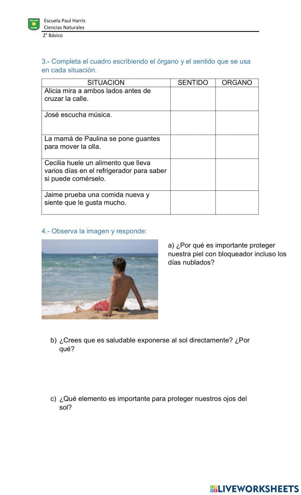 5 sentidos y sus cuidados