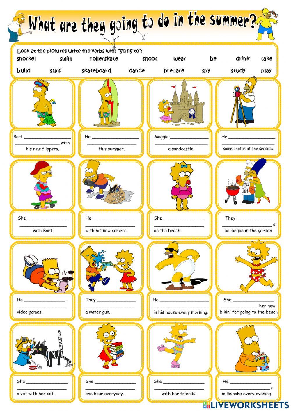 Going to future - vaje