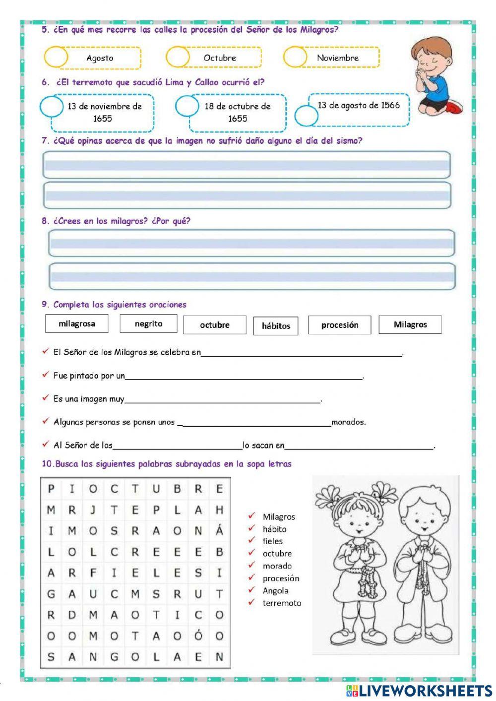 Historia del señor de los milagros