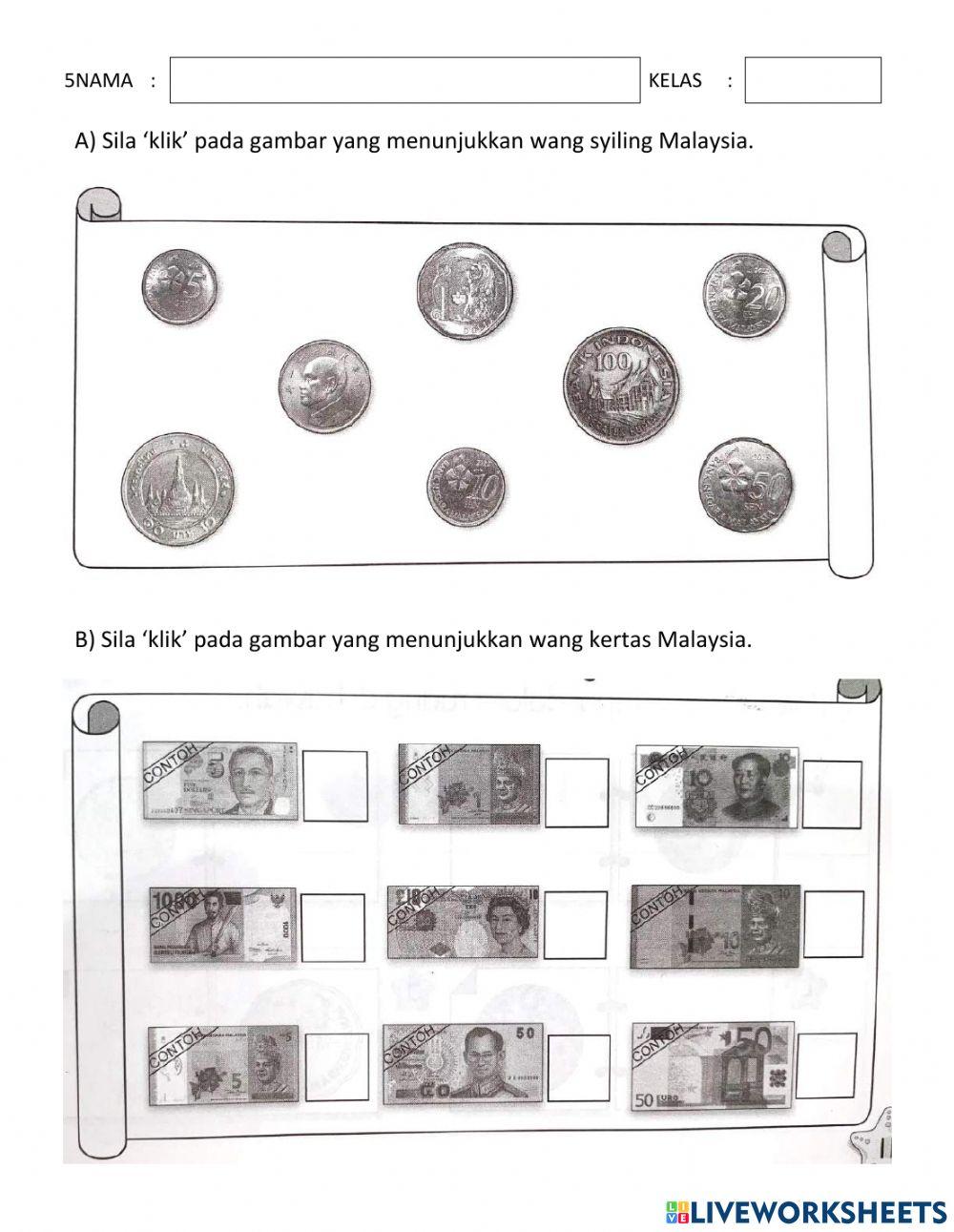 Kenal wang & nilai wang