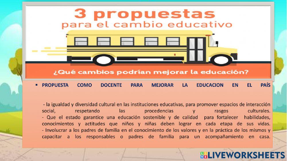 Desarrollo de la educación