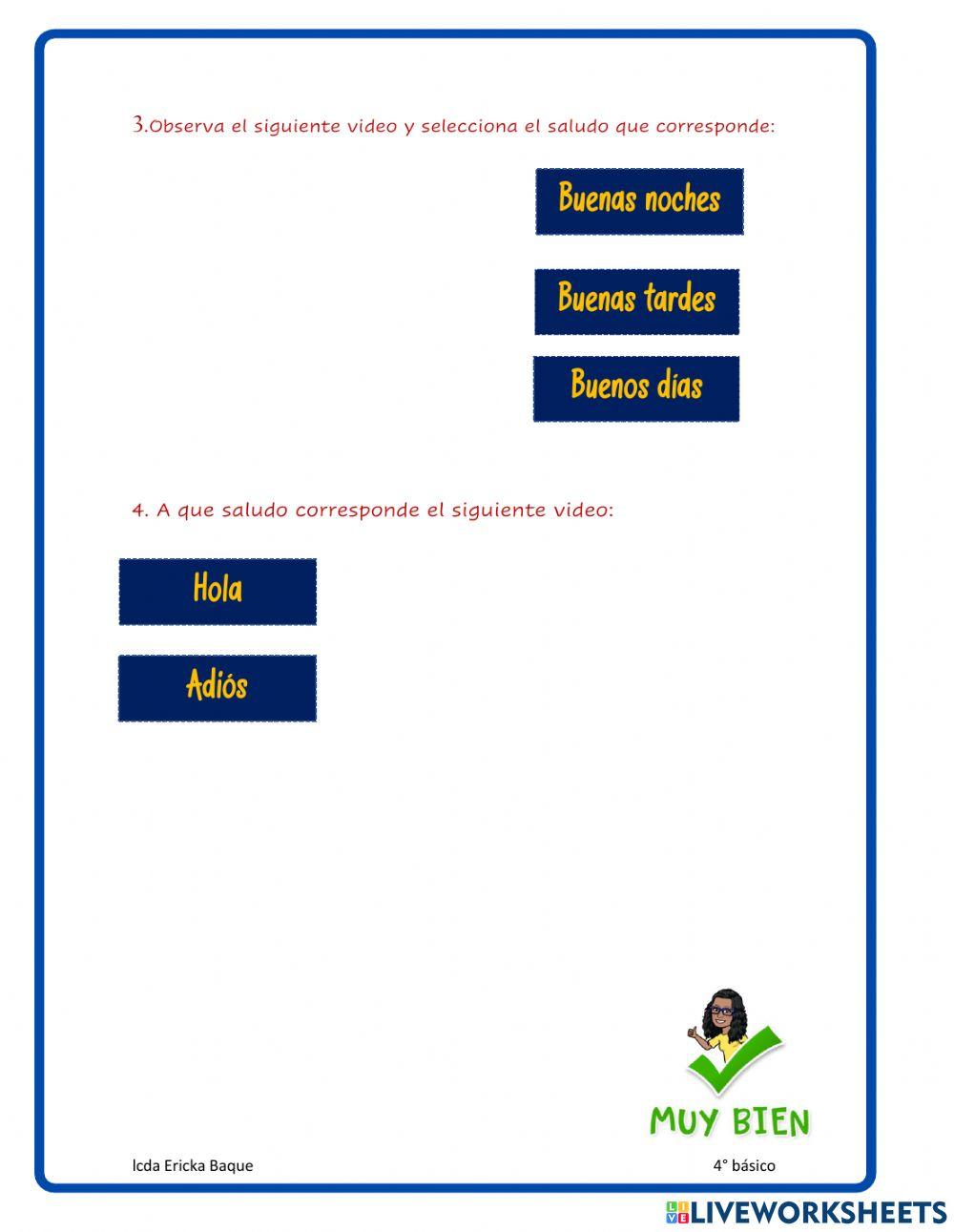 Saludos en lengua de señas ecuatoriana