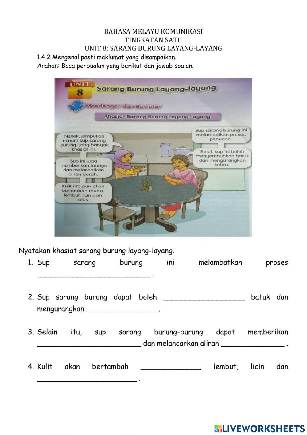 Unit 8: sarang burung layang-layang