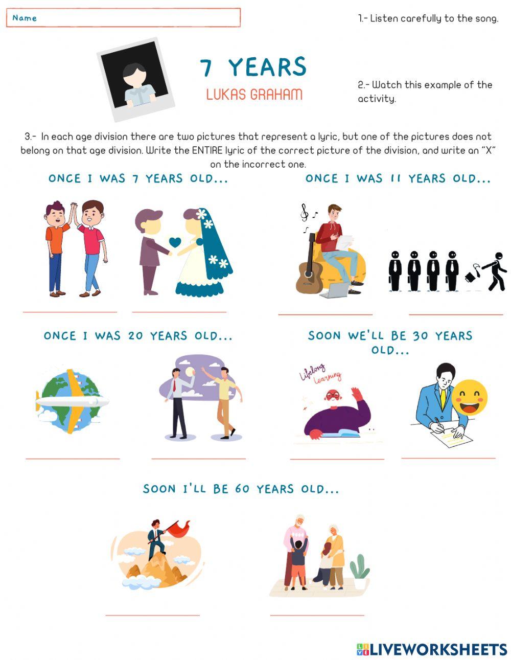 7 Years-Lukas Graham (Listening & Time tenses)