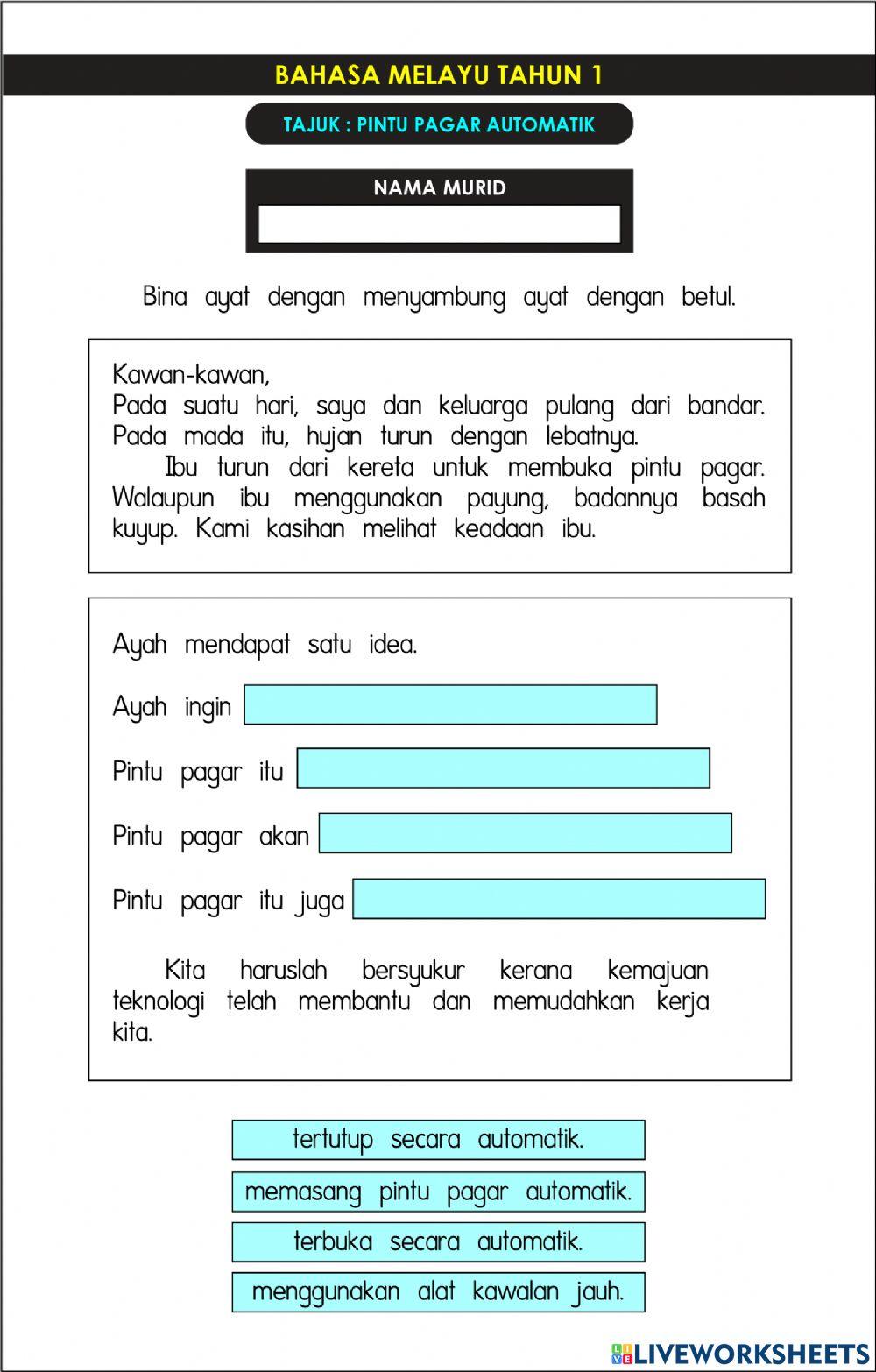 Pintu Pagar Automatik