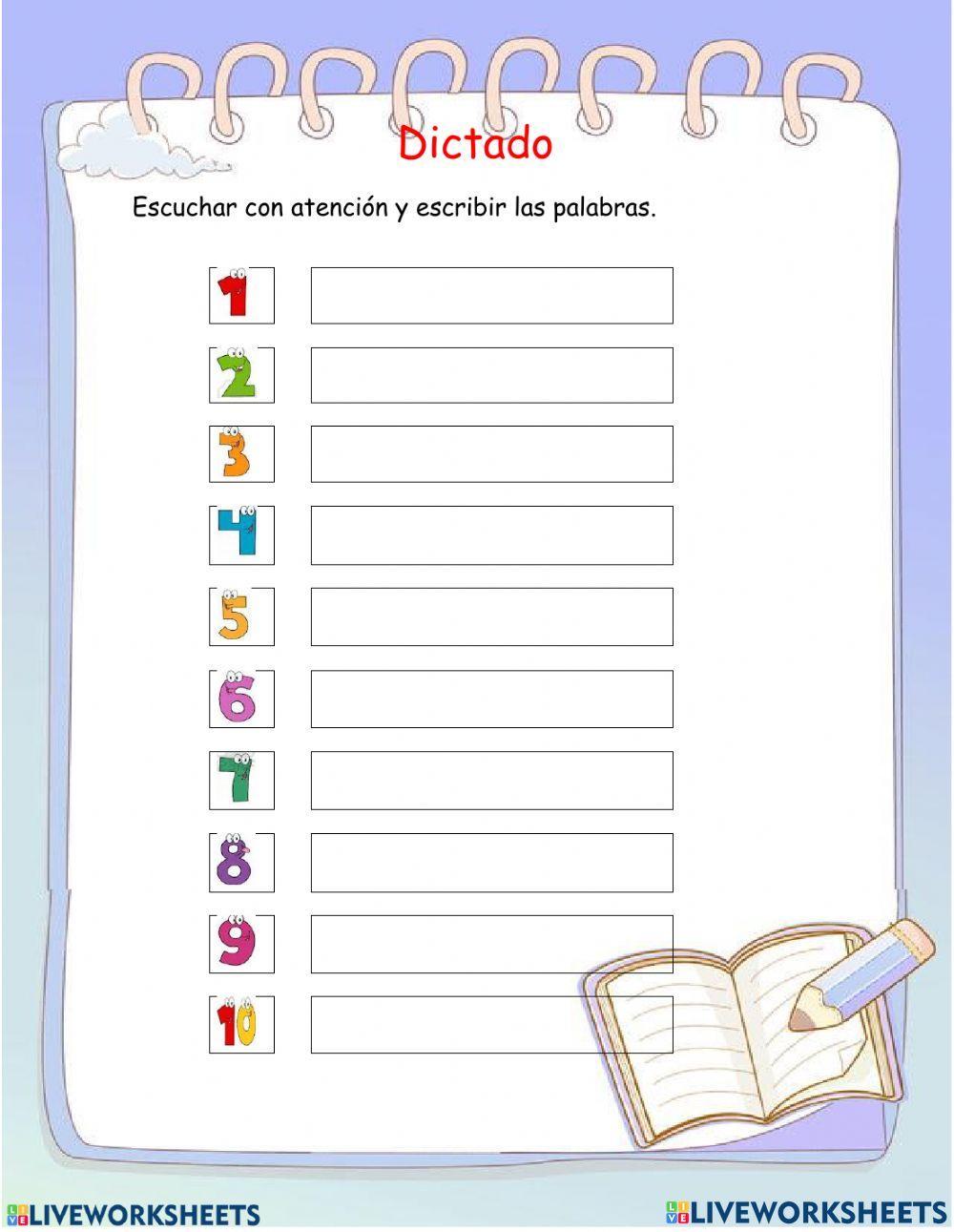 Dictado palabras tl tr