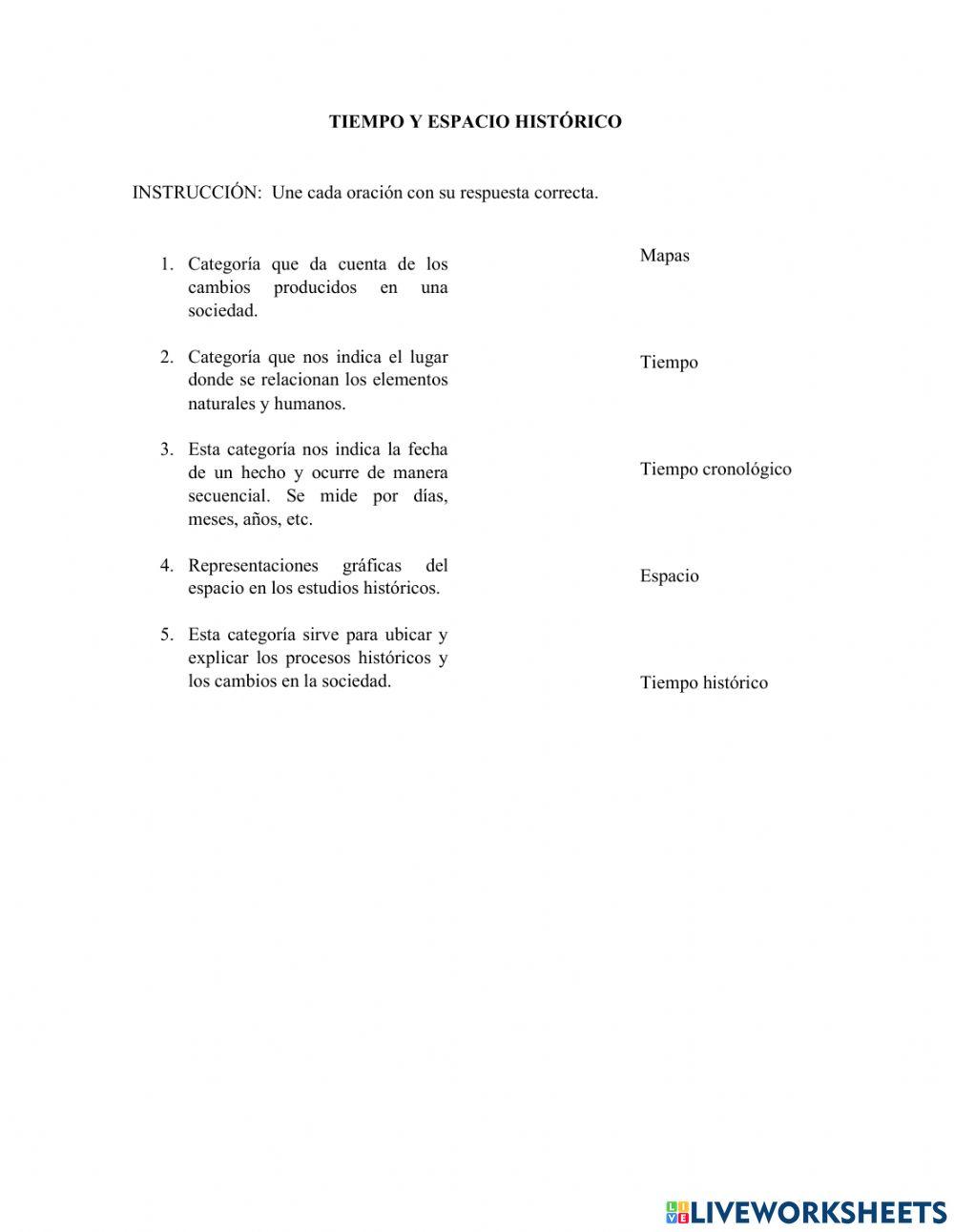 Tiempo y espacio históricos