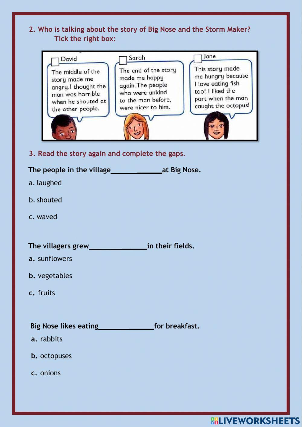 Reading Exam - FLYERS 1