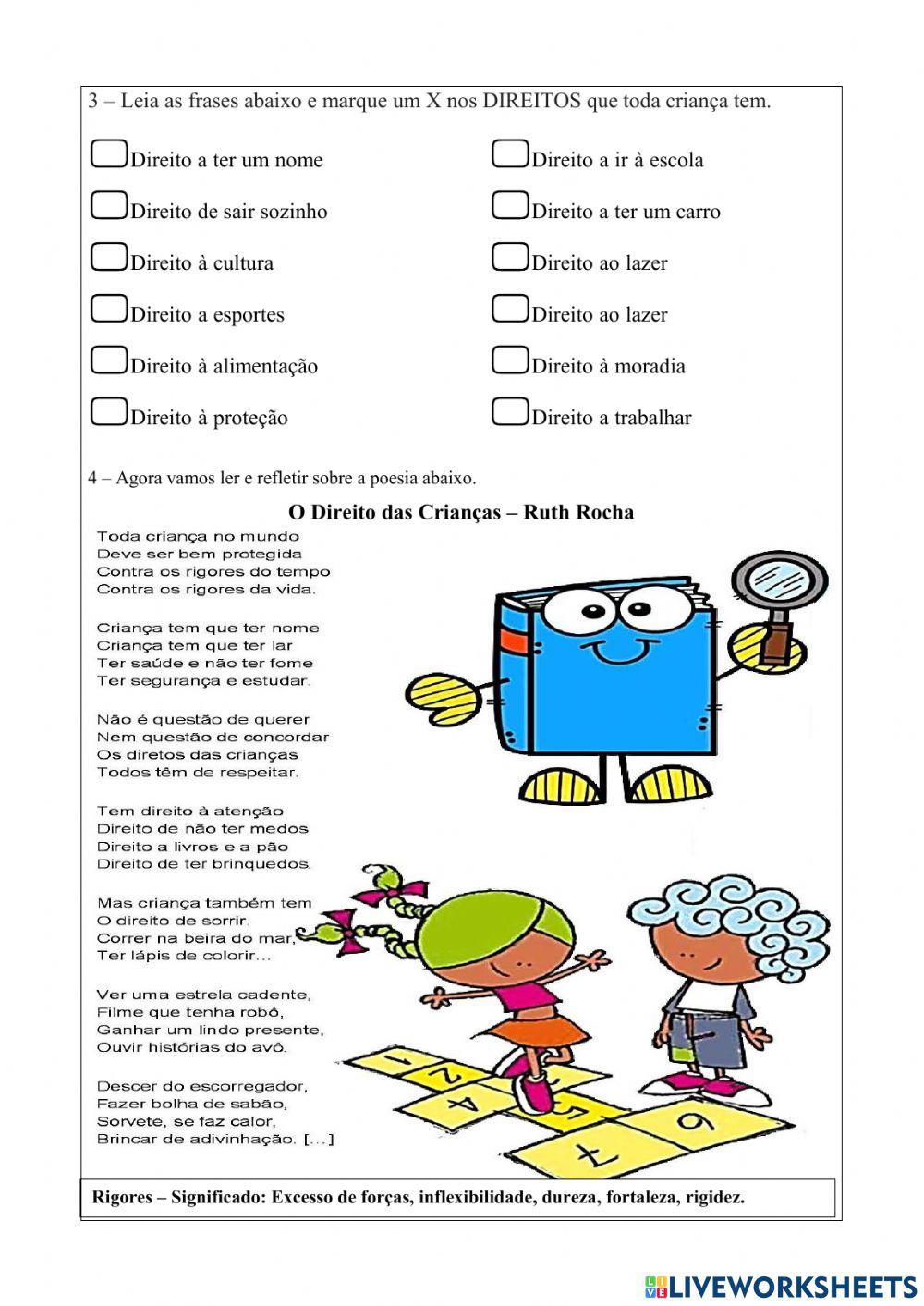 Os Direitos da Criança