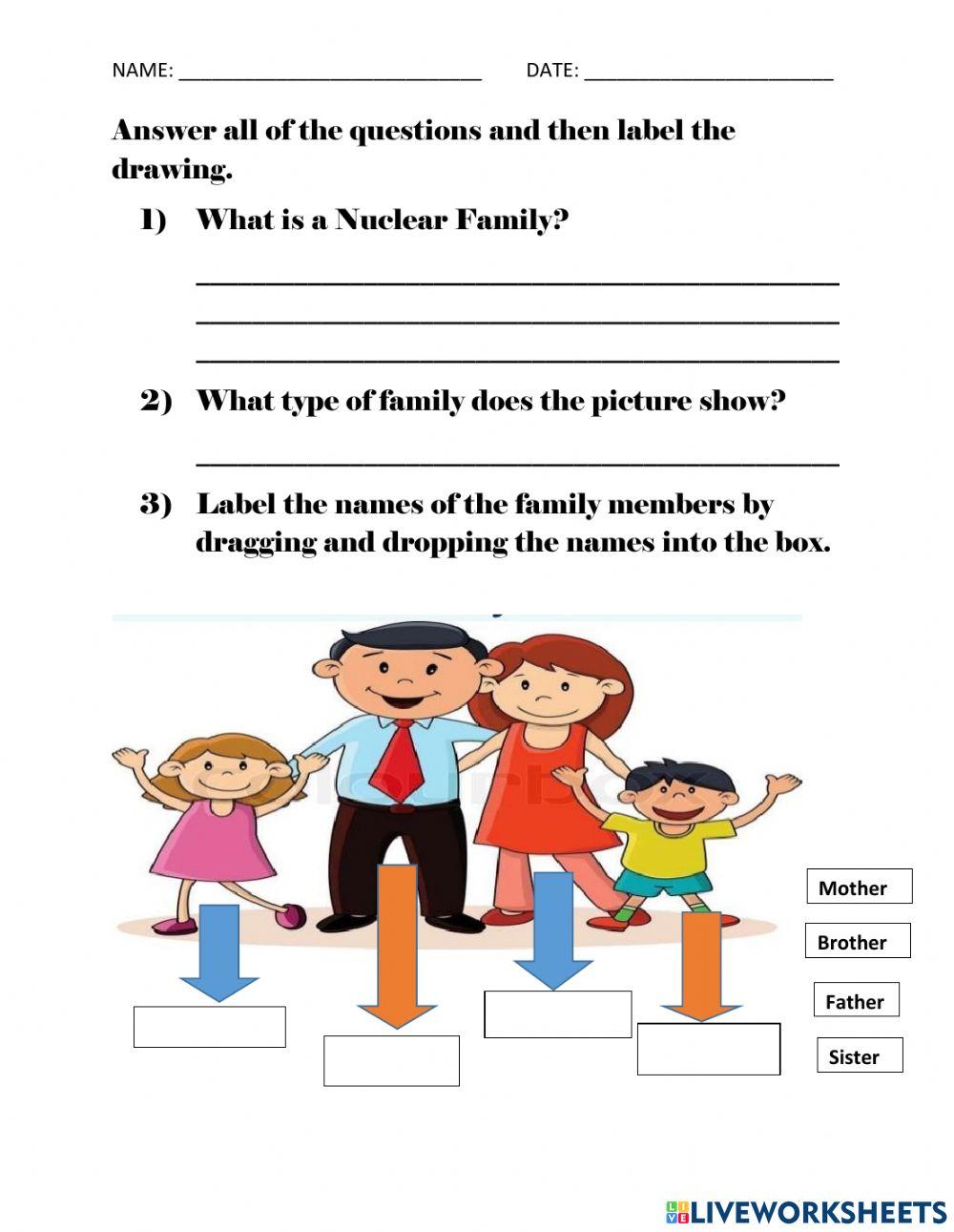 6748050 Nuclear Family Miss Acosta LiveWorksheets 6748050 Nuclear Family Miss Acosta LiveWorksheets