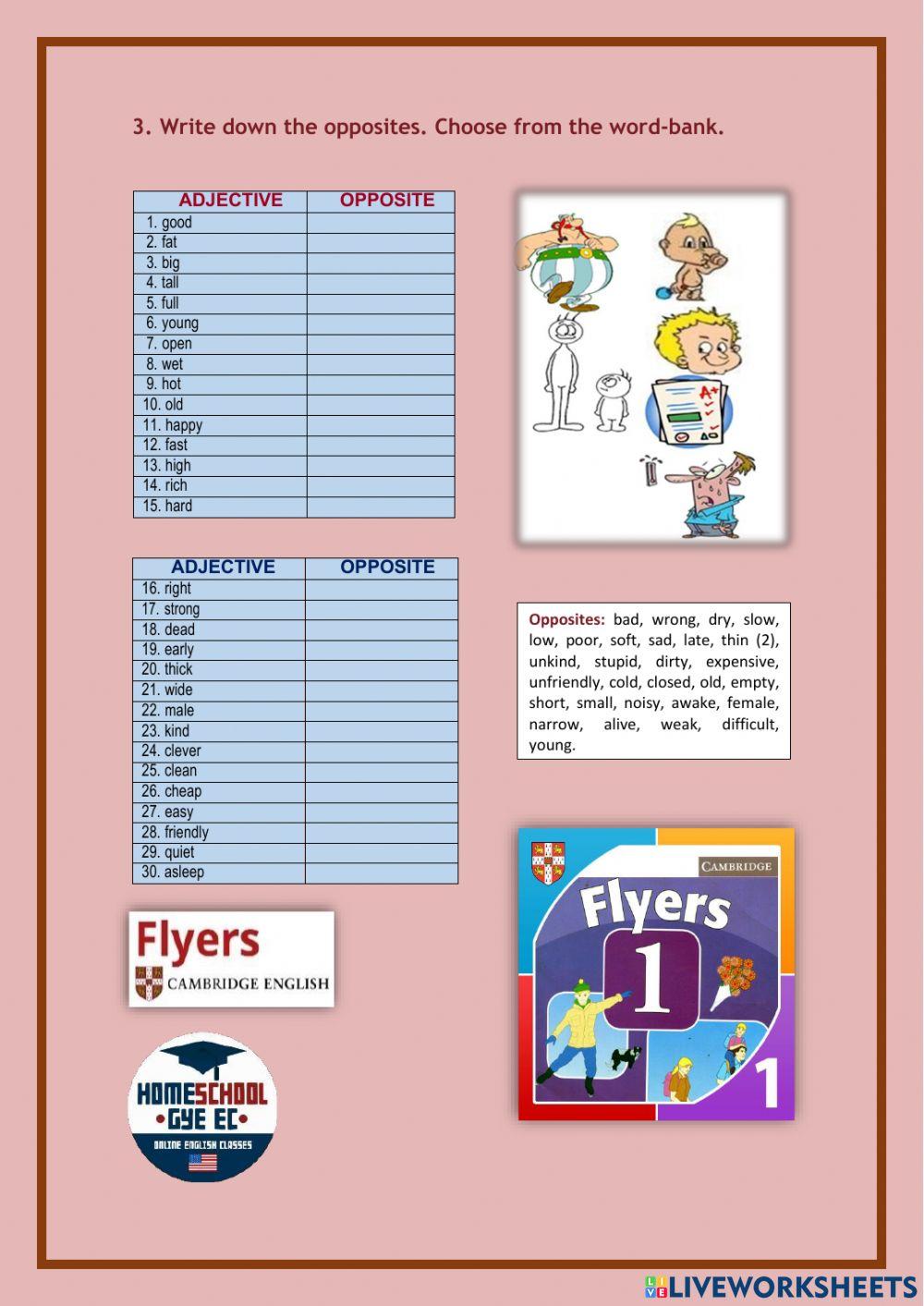 Grammar and Writing HS - exam