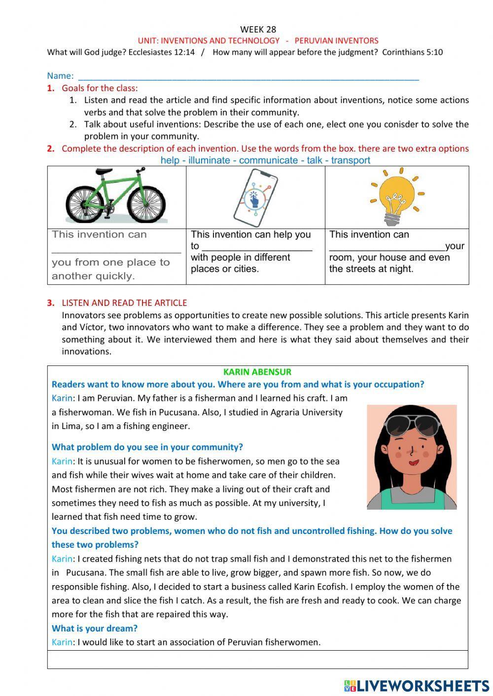 Inventions and technology - 5