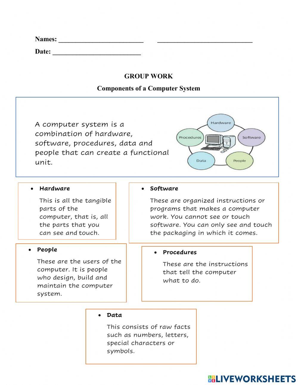 1537978 | Components of a computer system | Stephanie