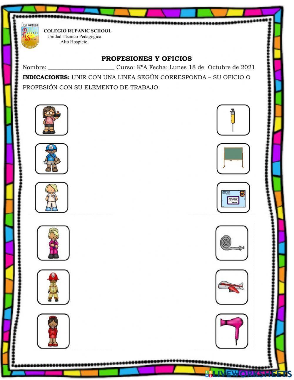 Profesiones y oficios