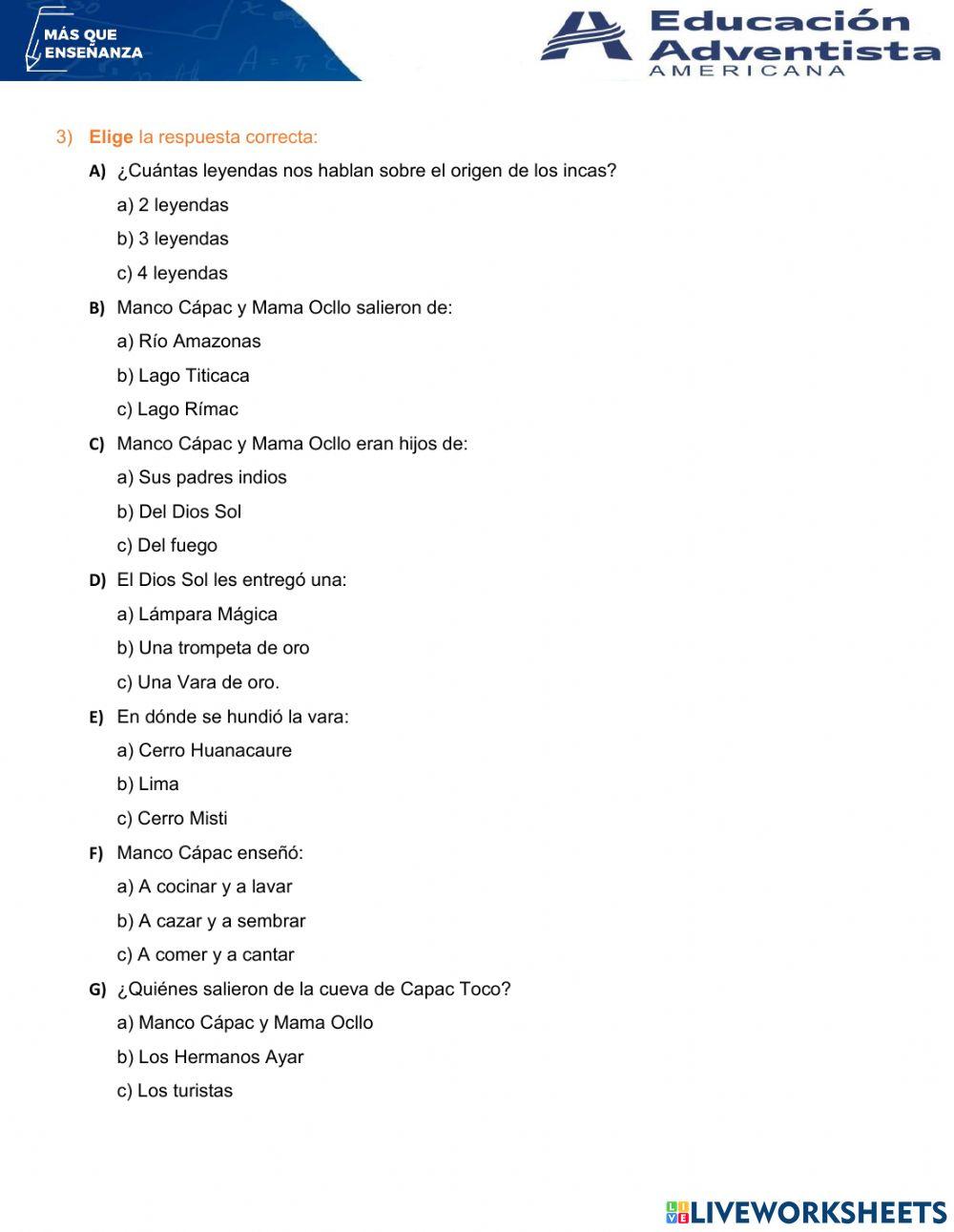 Origen del Imperio Inca