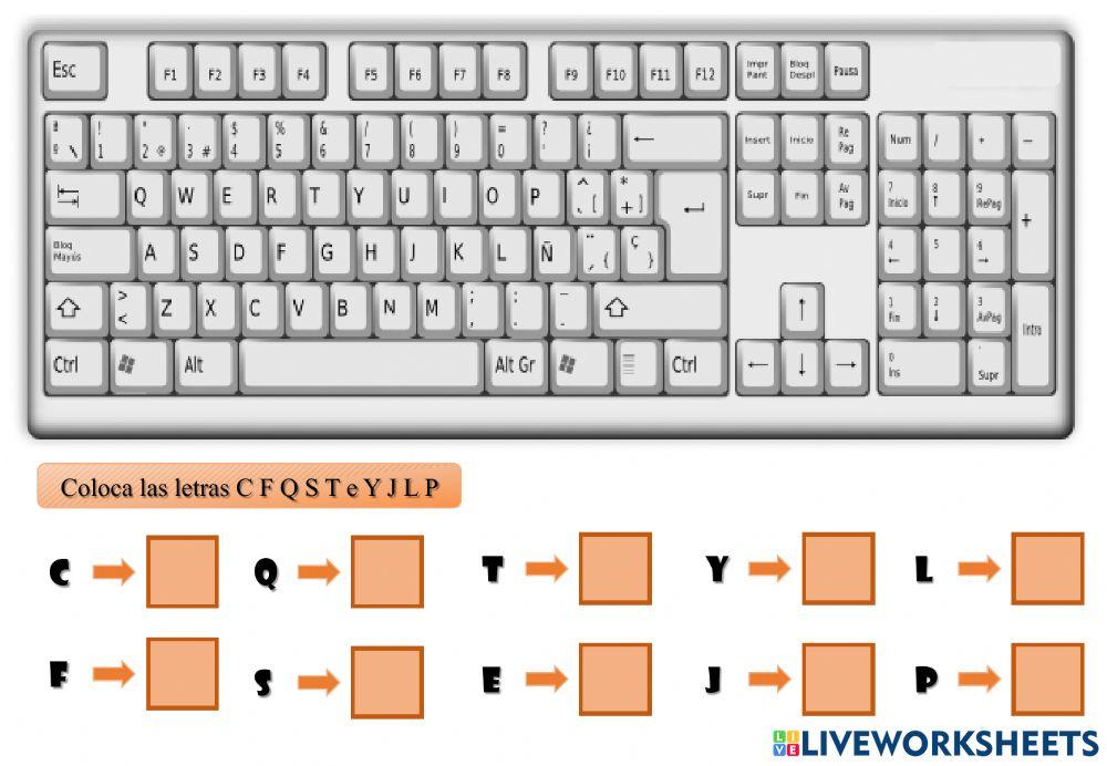 Aprendiendo las teclas del teclado