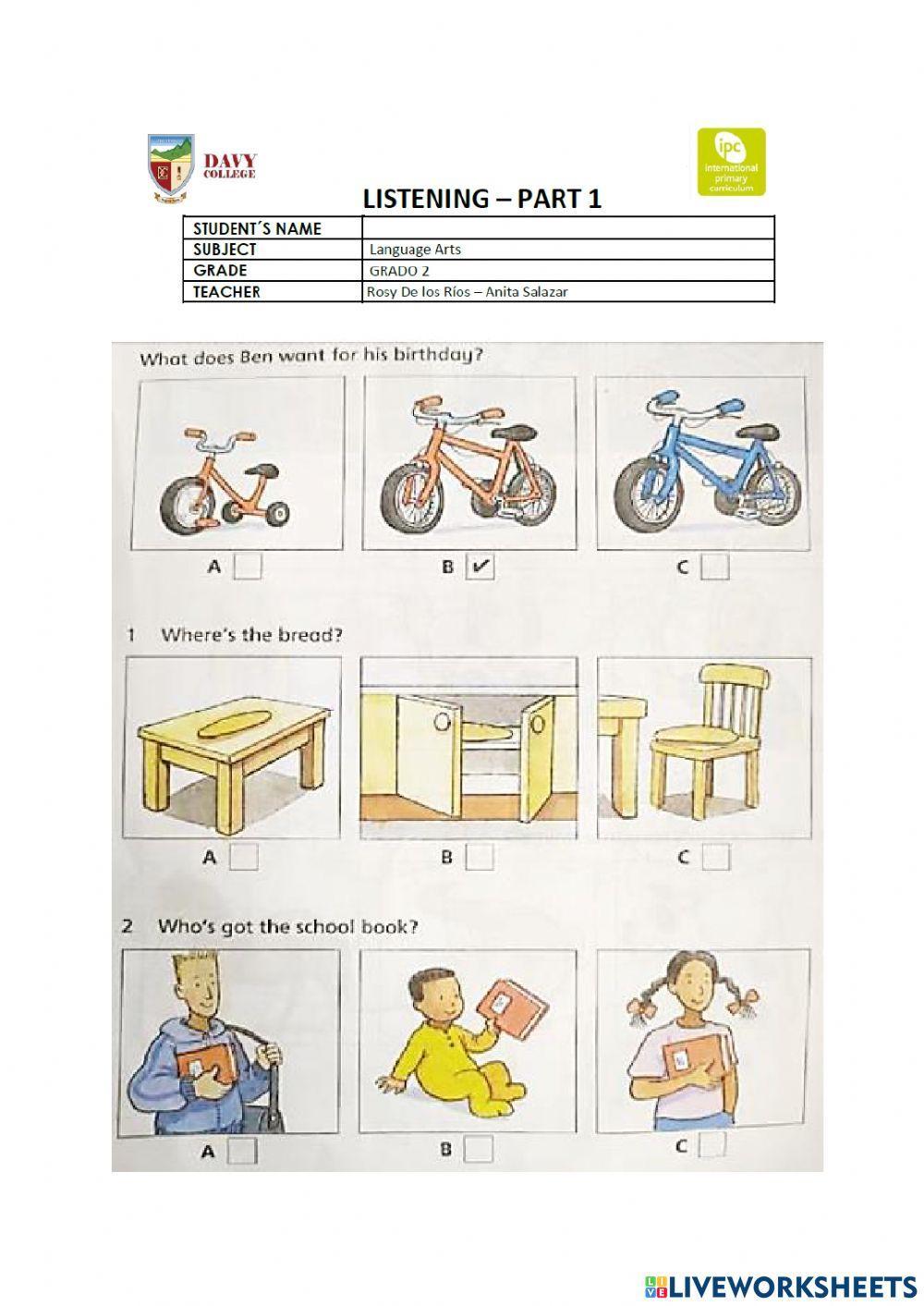Cambridge - Listening Activity