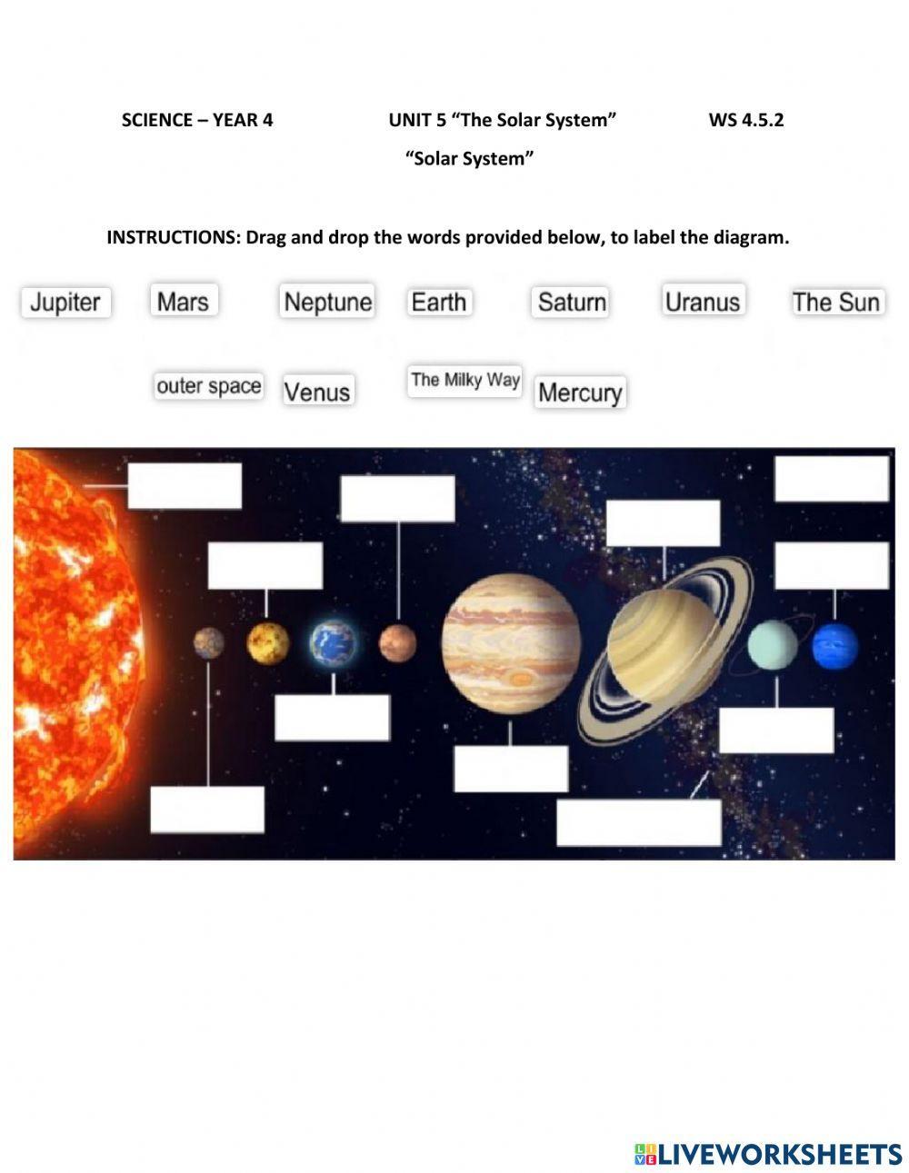 Free Printable Solar System Worksheets For Kids -, image size:1000x1291