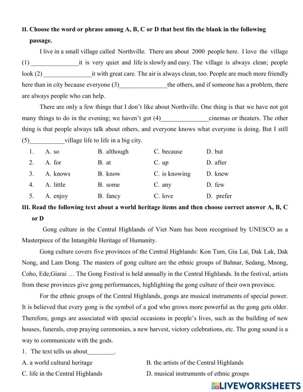 Grade 8- Mid term Revision
