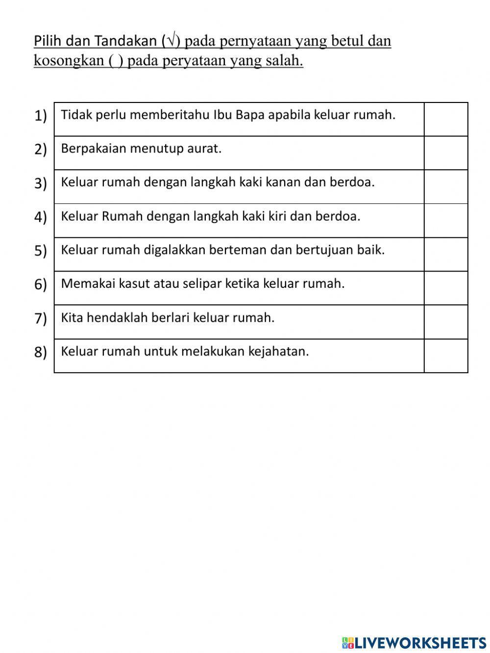 Adab Masuk dan Keluar Rumah