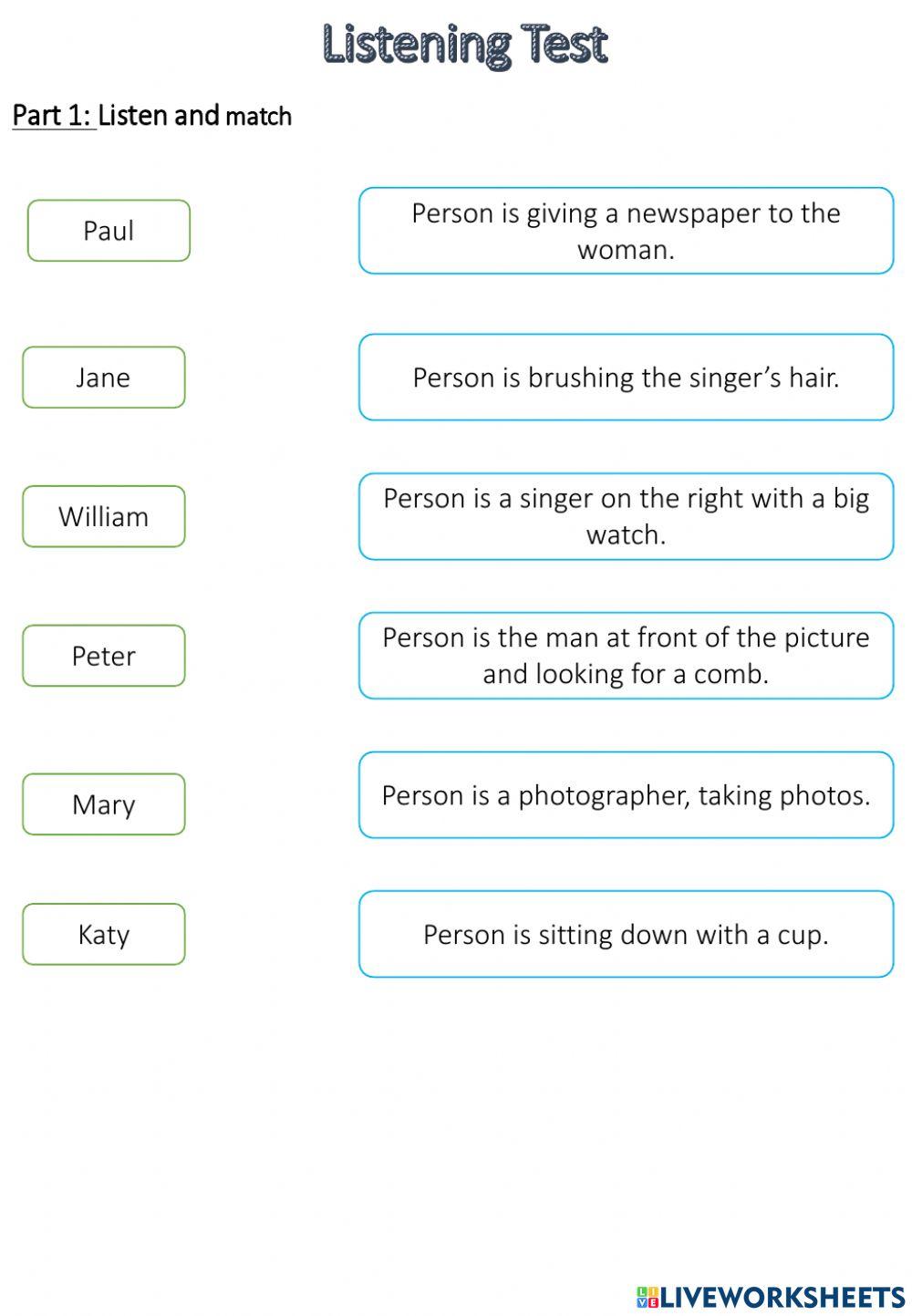 Listening Practice (Wed-2-10)