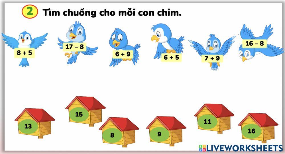 Toán tiết 2 - BT2