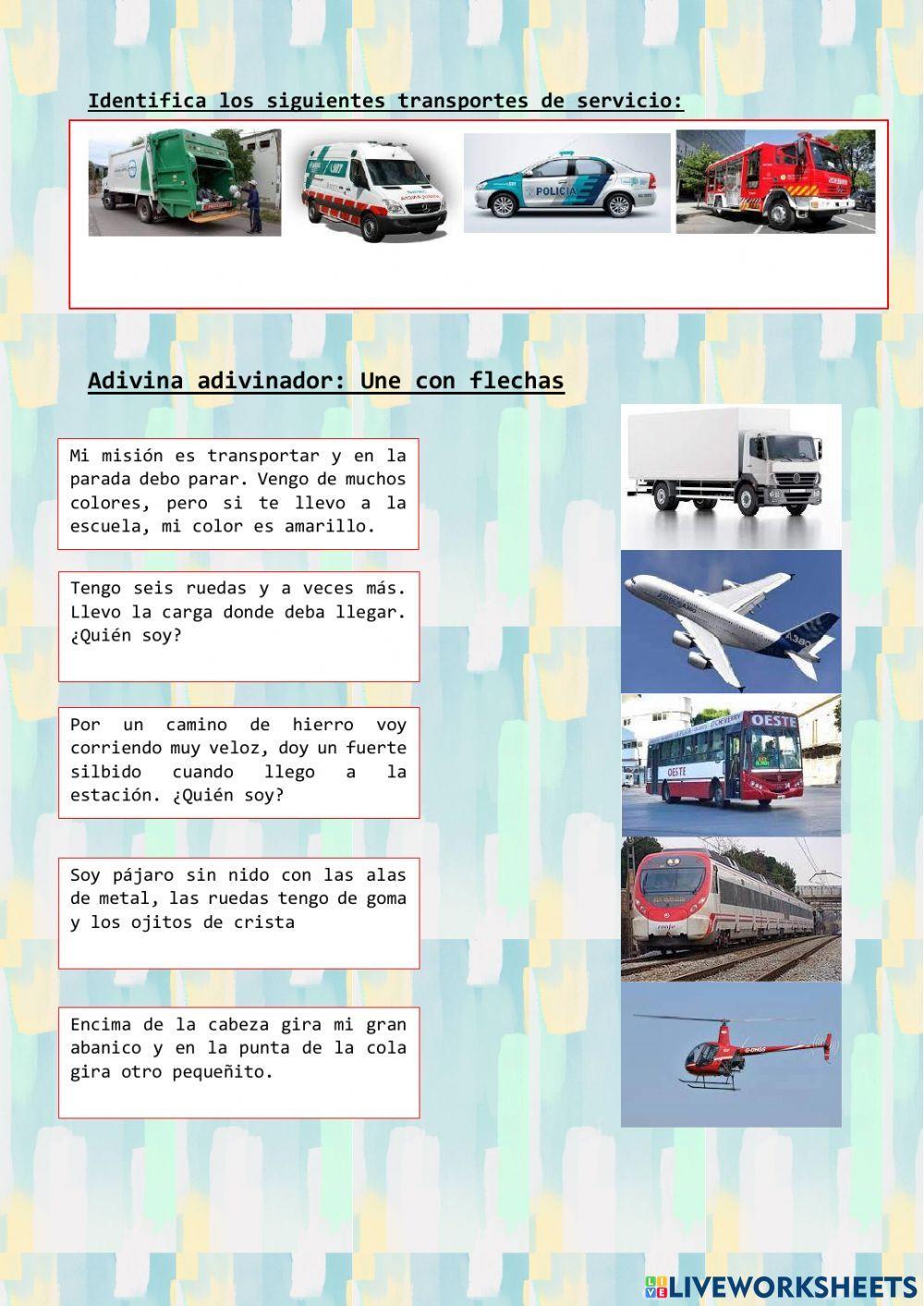 Medios de transporte