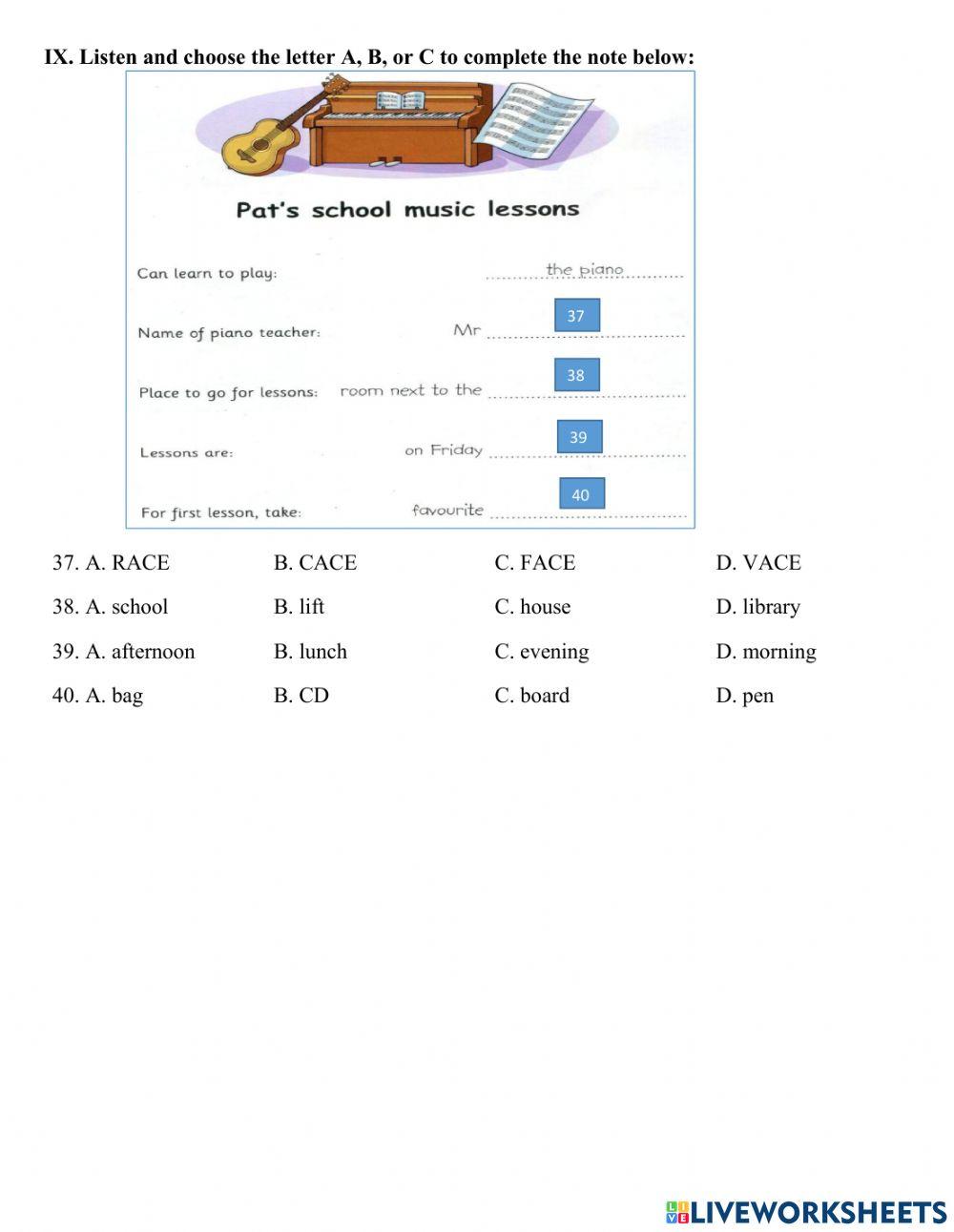 1st Mid -term test - G6