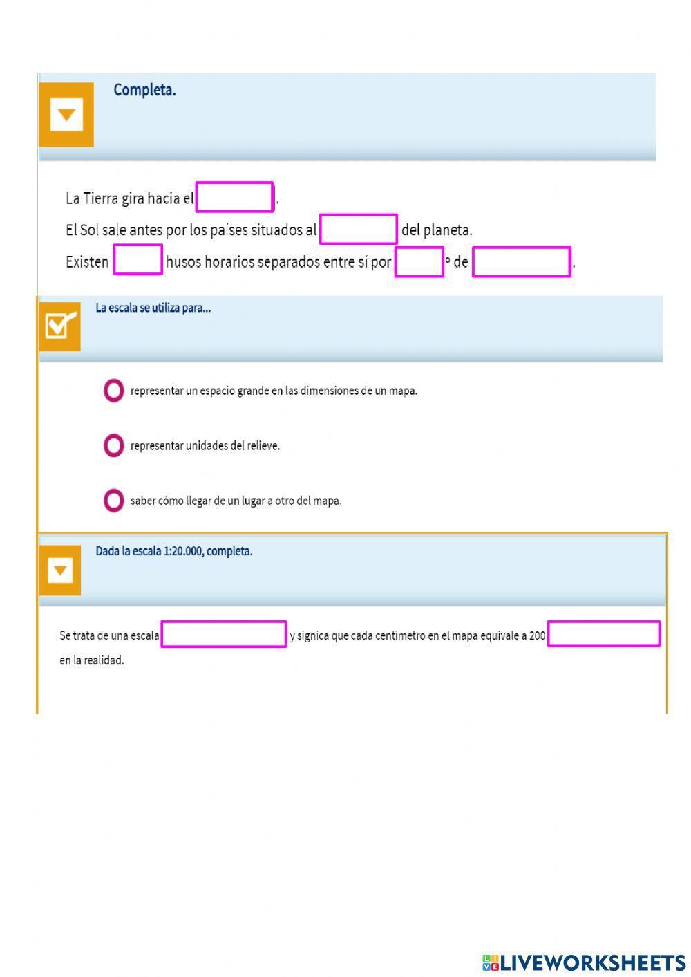 La tierra y su representación