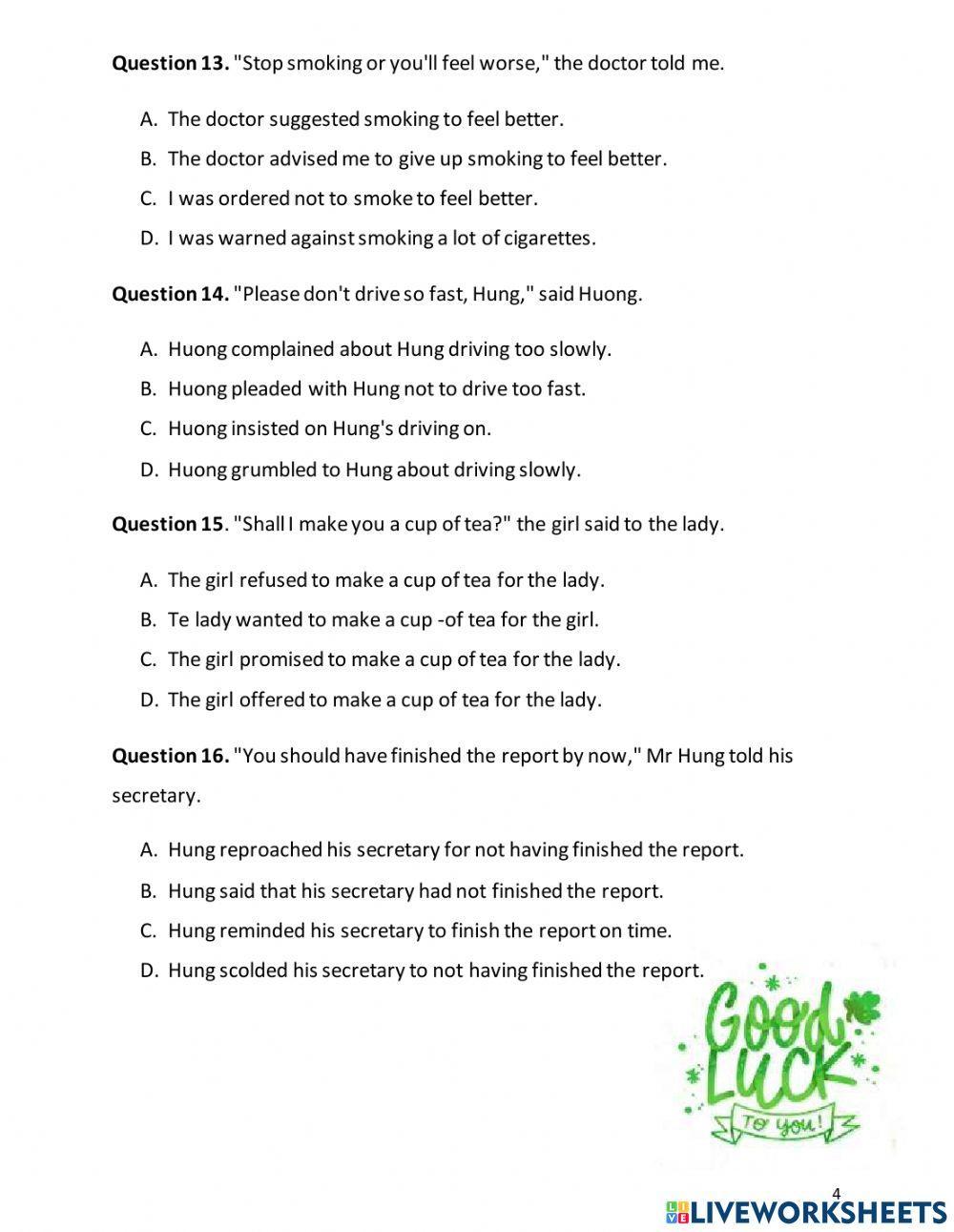 E12-U3-Reported speech