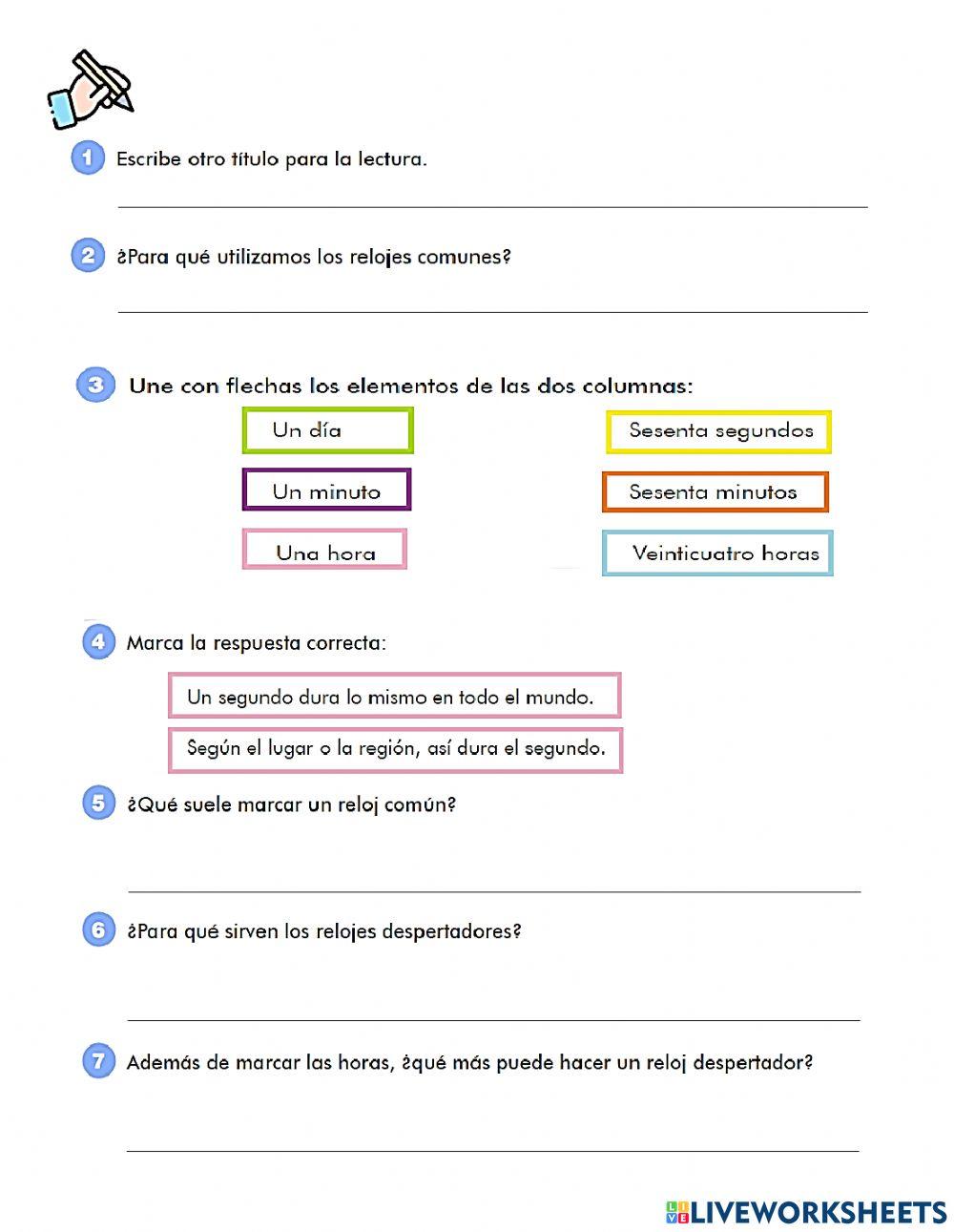 Lectura de comprensión