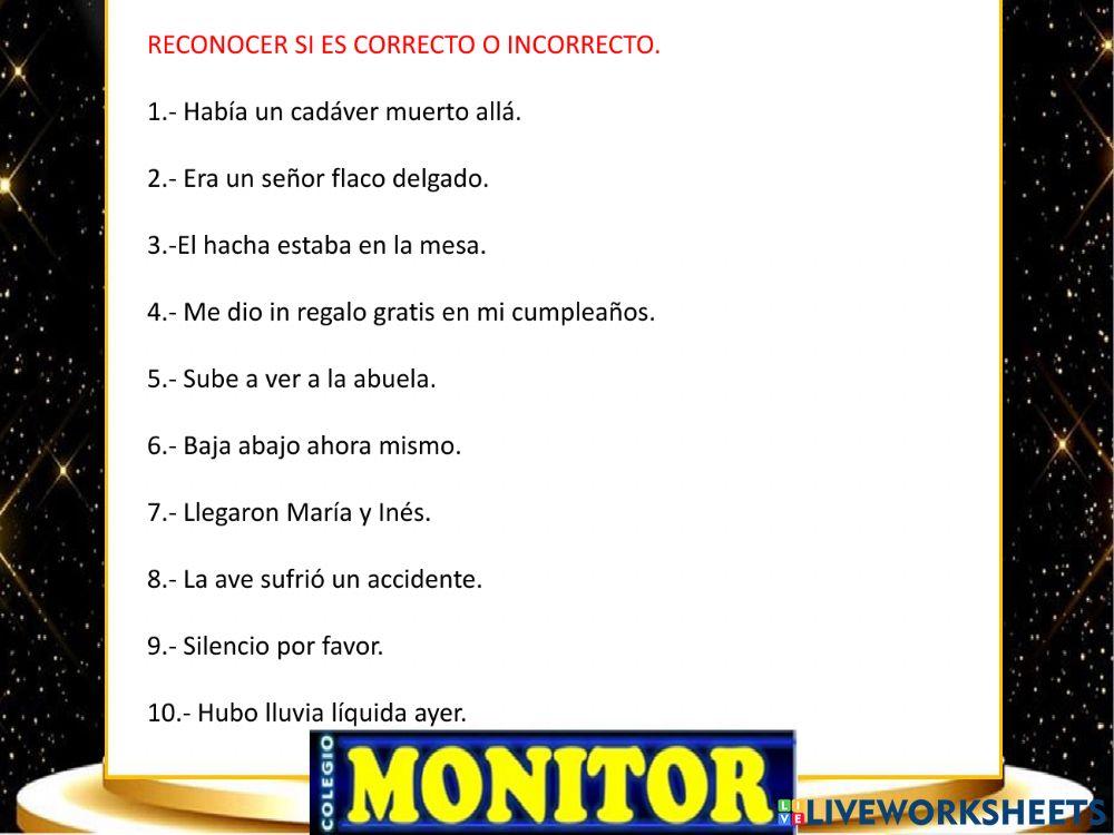 Pleonasmo y cacofonía