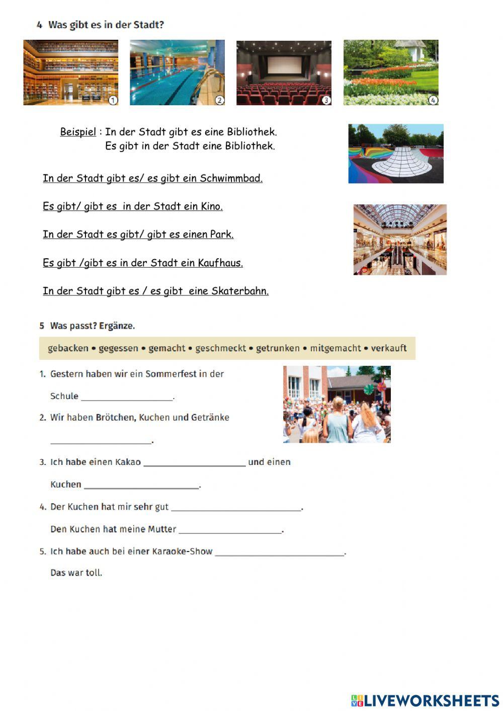 Paul und Lisa A1.2 Lektion 8 Test