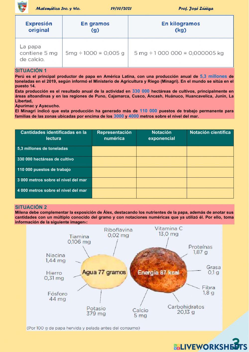 Nos alimentamos saludablemente y realizamos actividad física para vivir mejor