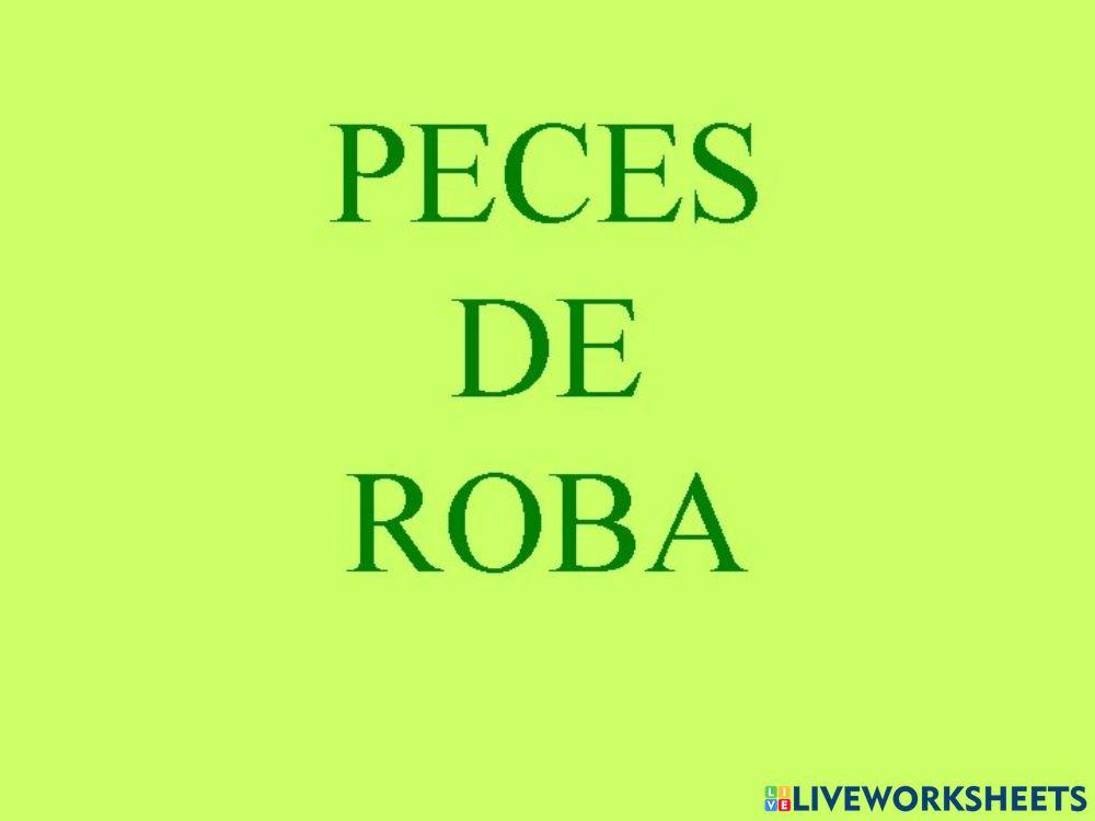 Peces de roba