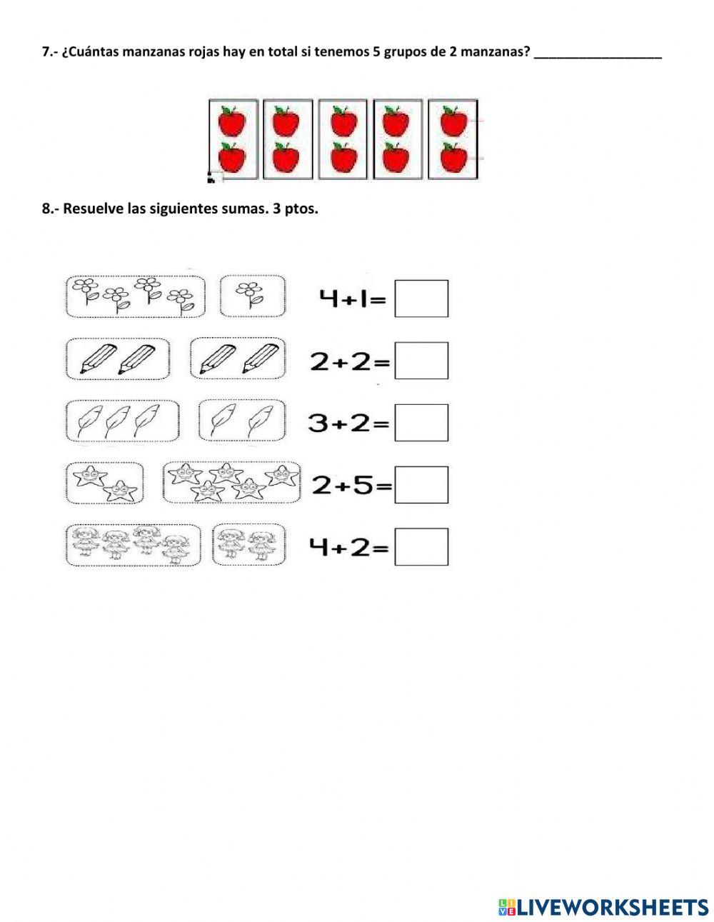 Evaluación matemáticas