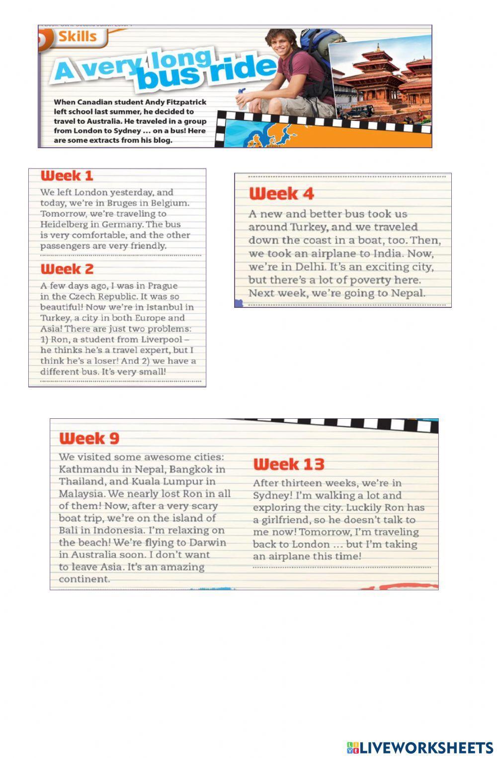 Reading comprehension