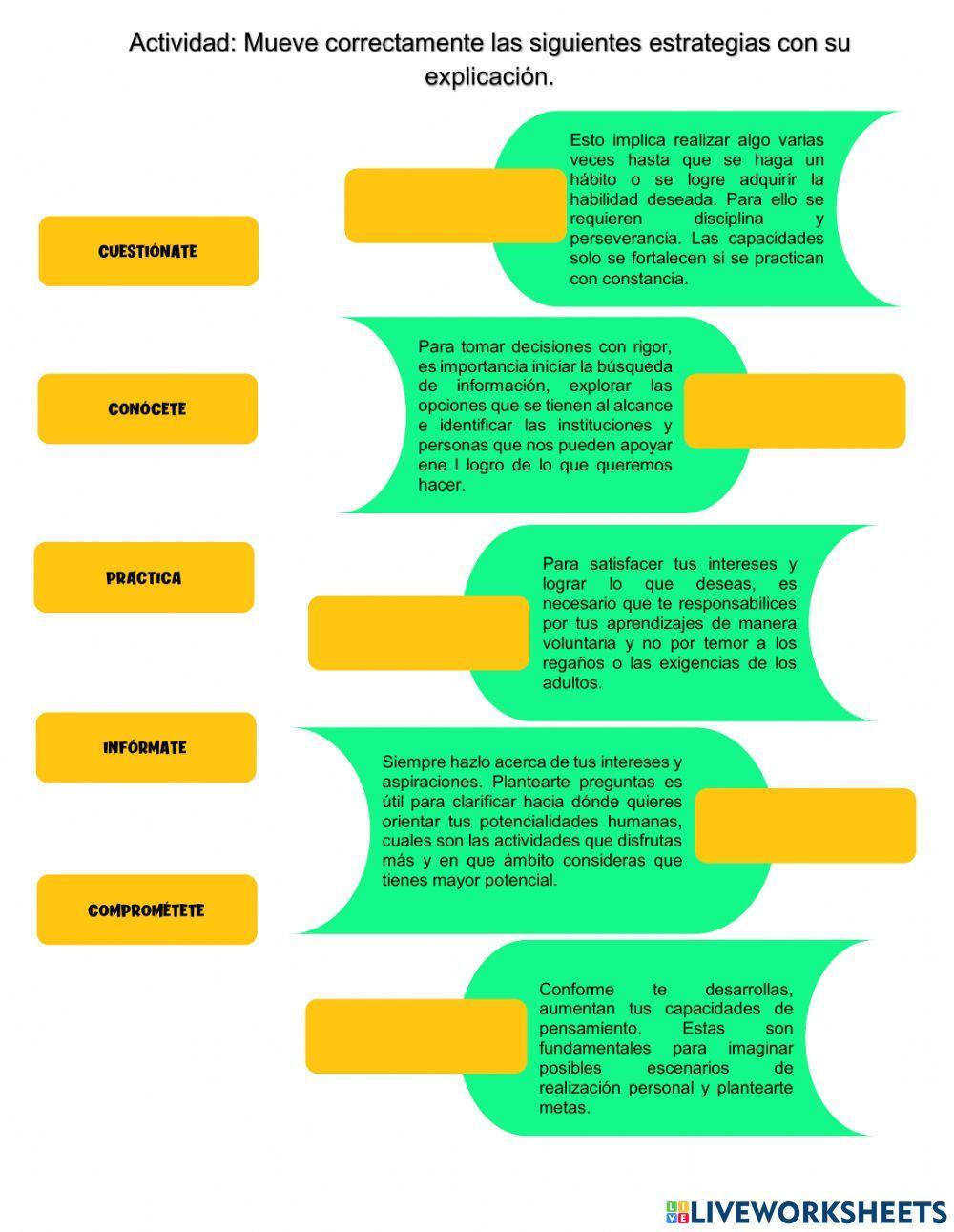 Construyo mi futuro: mis capacidades y aspiraciones