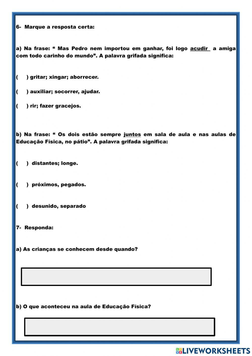 Interpretação de texto