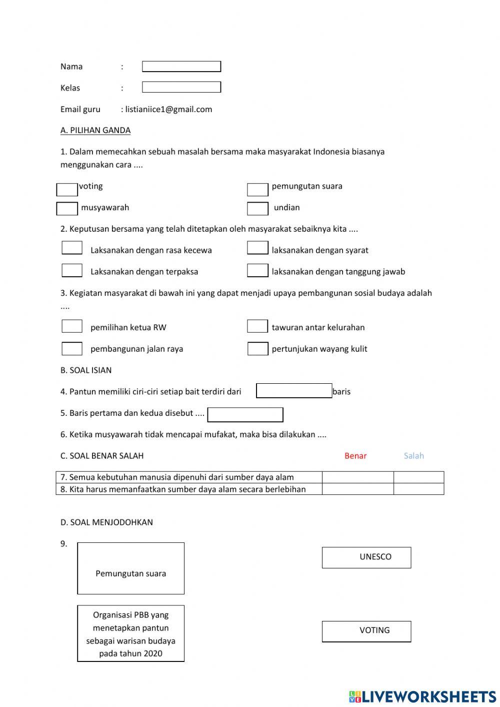 Tema 4 subtema 2 pembelajaran 3 dan 4
