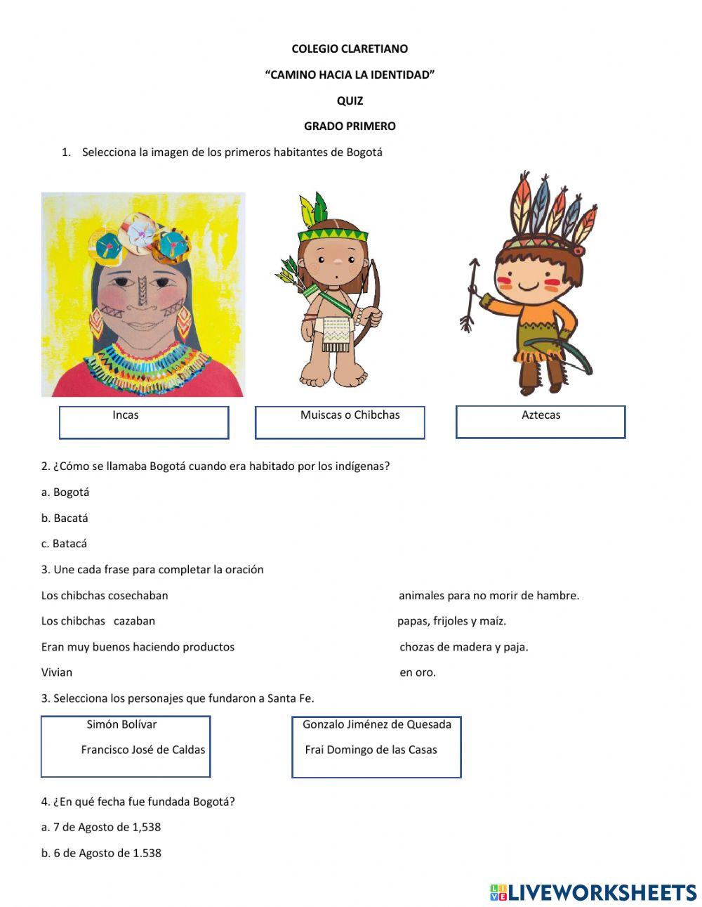 QUIZ HISTORIA DE bOGOTÁ