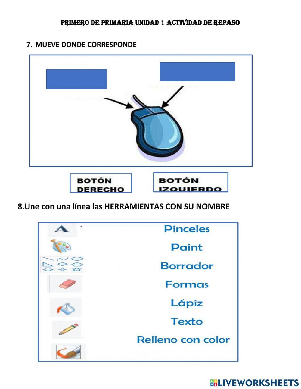 Tecnología primero de primaria